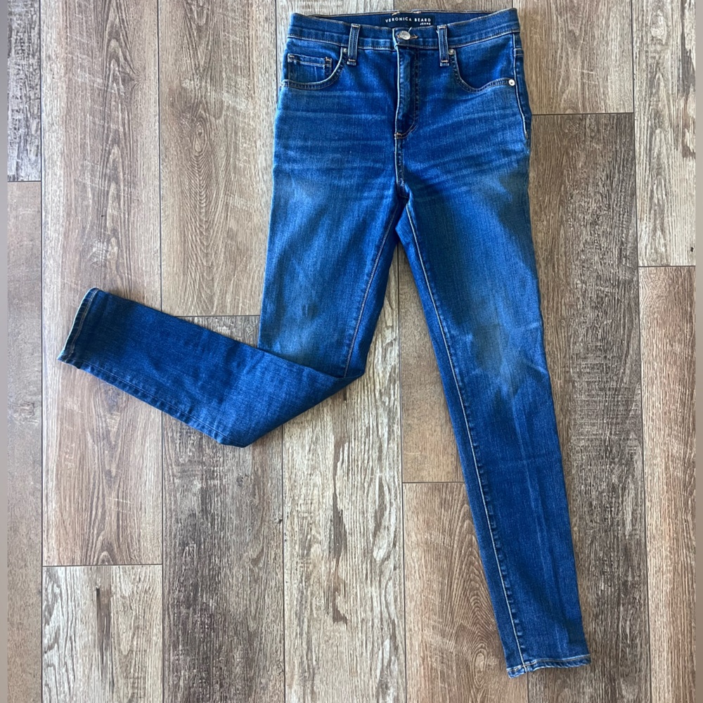 Veronica Beard Dark Blue Denim Jeans